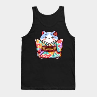 Japanese cat or Neko Tank Top